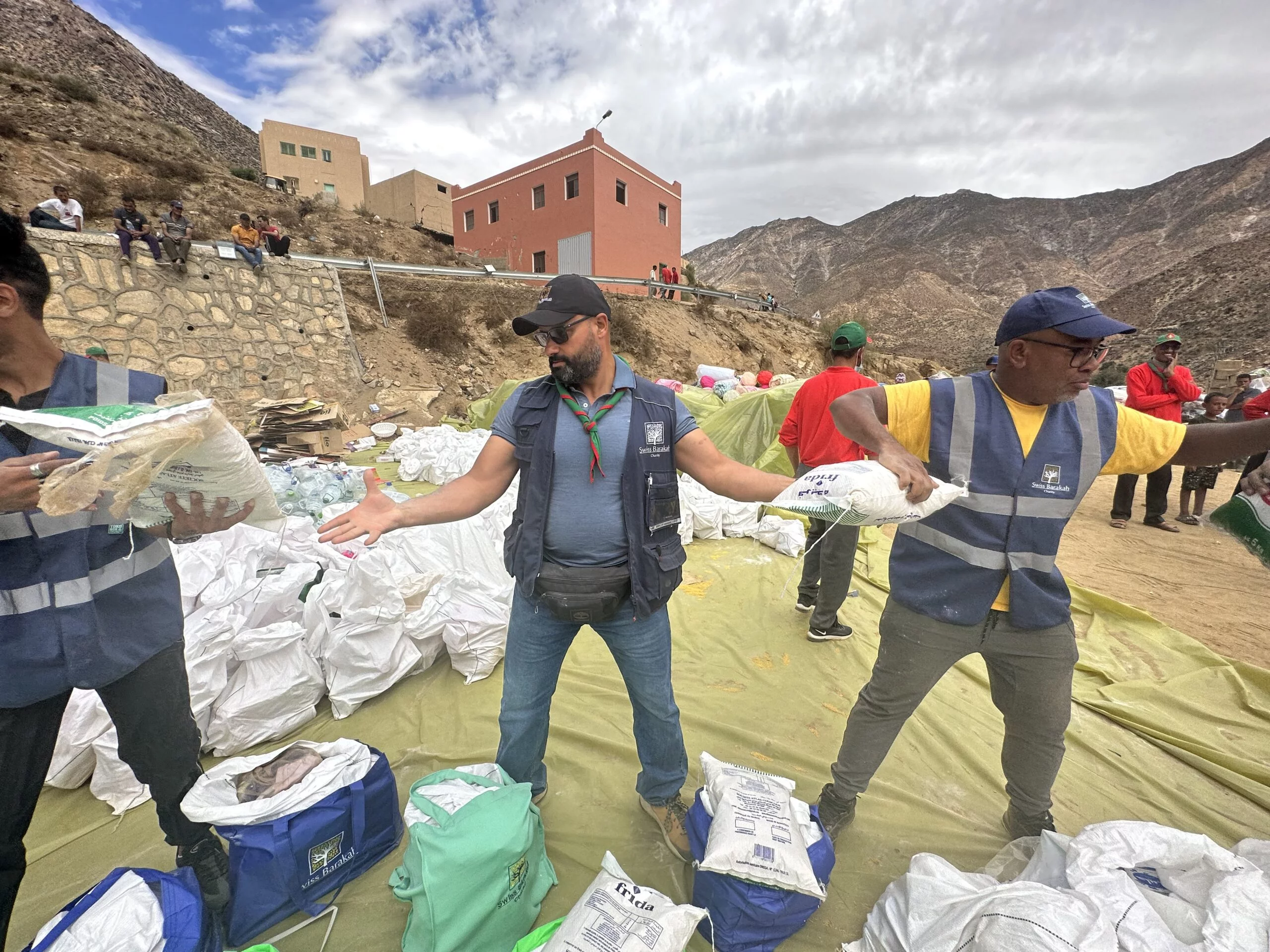 Aide d&rsquo;urgence tremblement de terre au Maroc